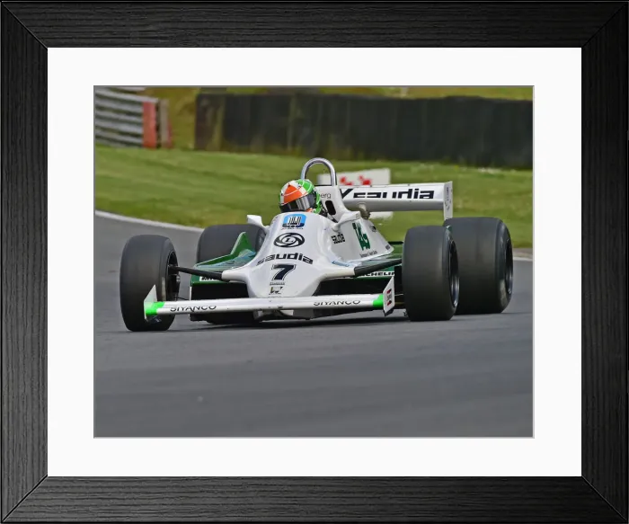 Framed Print : CM27 9911 Mike Cantillon, Williams FW07C Framed Print : CM27 9911 Mike Cantillon, Williams FW07C
