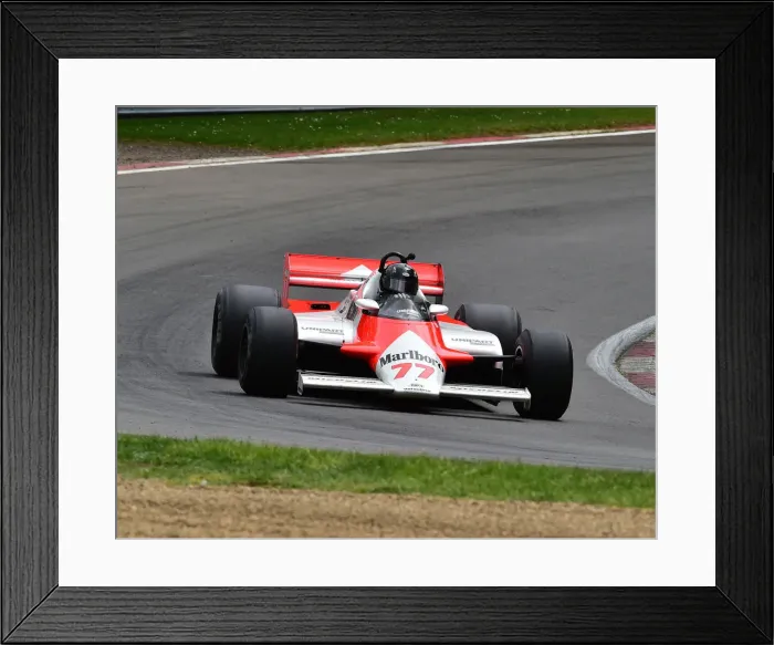 Framed Print : CM28 0877 Steve Hartley, McLaren MP4-1 Framed Print : CM28 0877 Steve Hartley, McLaren MP4-1