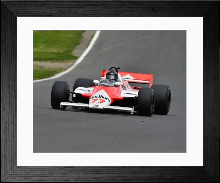 Framed Print : CM28 0835 Steve Hartley, McLaren MP4-1 Framed Print : CM28 0835 Steve Hartley, McLaren MP4-1