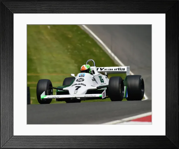 Framed Print : CM27 9273 Mike Cantillon, Williams FW07C Framed Print : CM27 9273 Mike Cantillon, Williams FW07C