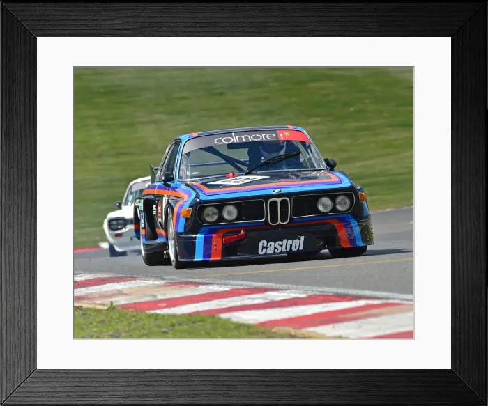 Framed Print : CM27 9384 Alex Elliott, BMW 3 litre CSL Framed Print : CM27 9384 Alex Elliott, BMW 3 litre CSL