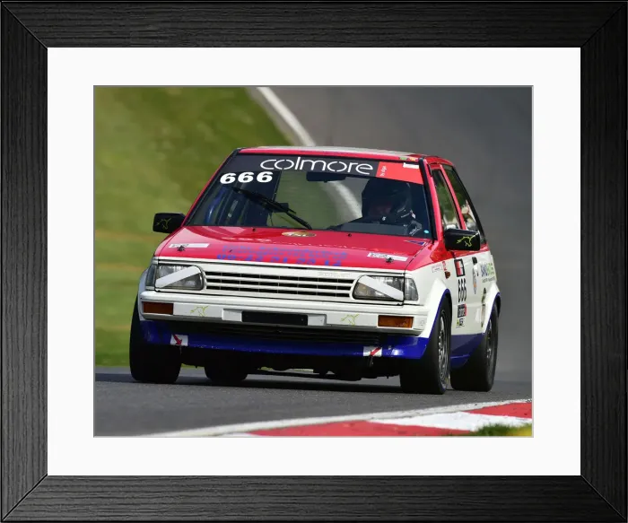Framed Print : CM28 0264 Marian Verbijsterd, Toyota Starlet Framed Print : CM28 0264 Marian Verbijsterd, Toyota Starlet