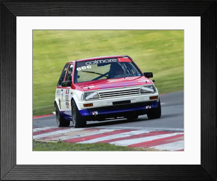 Framed Print : CM27 9367 Marian Verbijsterd, Toyota Starlet Framed Print : CM27 9367 Marian Verbijsterd, Toyota Starlet