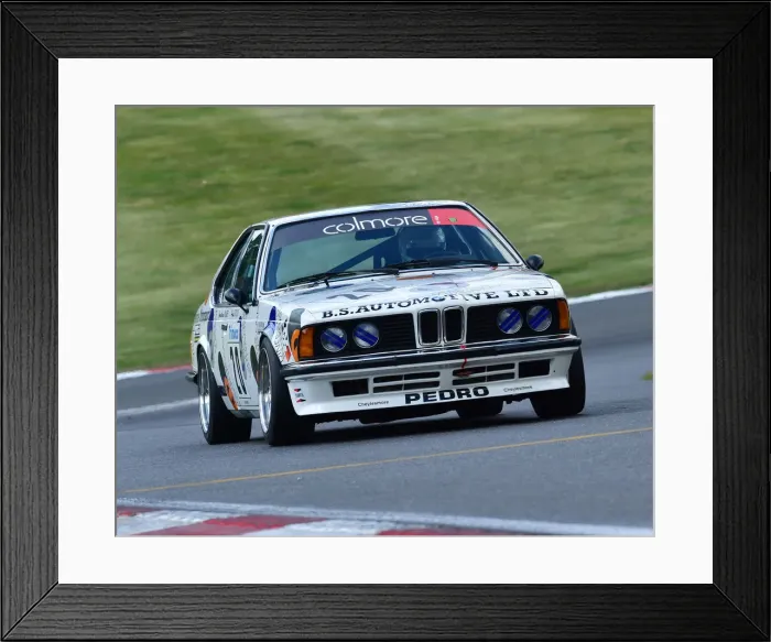 Framed Print : CM27 9344 Jody Halse, BMW 635 CSI
