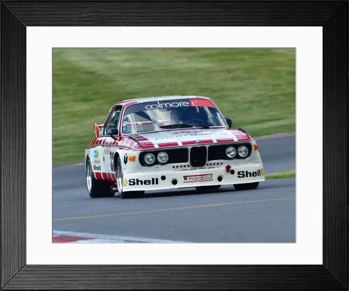Framed Print : CM27 9343 Adrian Brady, BMW 3 litre CSL Luigi Framed Print : CM27 9343 Adrian Brady, BMW 3 litre CSL Luigi