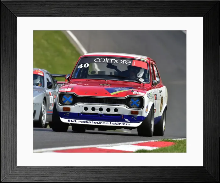 Framed Print : CM28 0263 Martijn Bijster, Ford Escort Mk1 RS2000 Framed Print : CM28 0263 Martijn Bijster, Ford Escort Mk1 RS2000