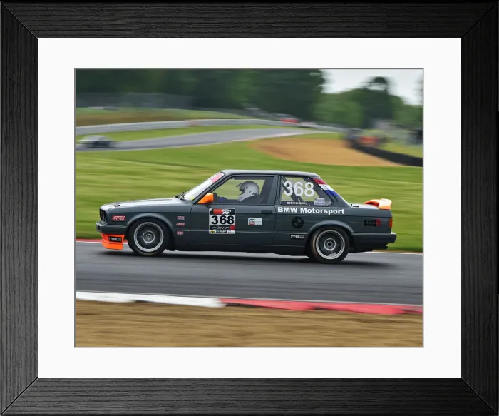Framed Print : CM28 1390 Bjorn Hees, BMW E30 325i