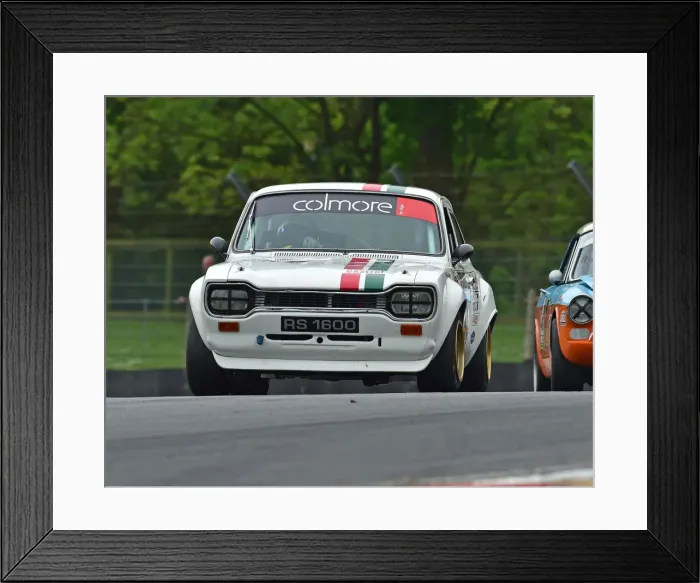 Framed Print : CM28 1241 Mark Lemmer, Simon Graves, Ford Escort MK1 RS1600