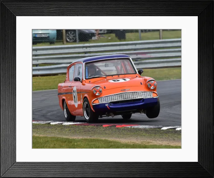 Framed Print : CM28 2284 Brian Webb, Ford Anglia 105E Framed Print : CM28 2284 Brian Webb, Ford Anglia 105E