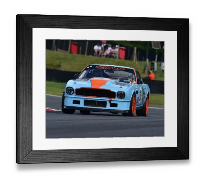 Framed Print : CM28 4528 Rikki Cann, Aston Martin V8 Framed Print : CM28 4528 Rikki Cann, Aston Martin V8