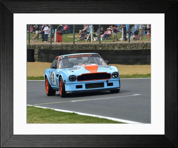 Framed Print : CM28 2719 Rikki Cann, Aston Martin V8 Framed Print : CM28 2719 Rikki Cann, Aston Martin V8
