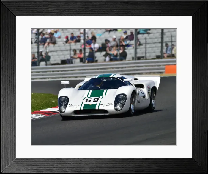 Framed Print : CM28 0593 Robert Beebee, Martin O Connell, Lola T70 MK3B Framed Print : CM28 0593 Robert Beebee, Martin O Connell, Lola T70 MK3B