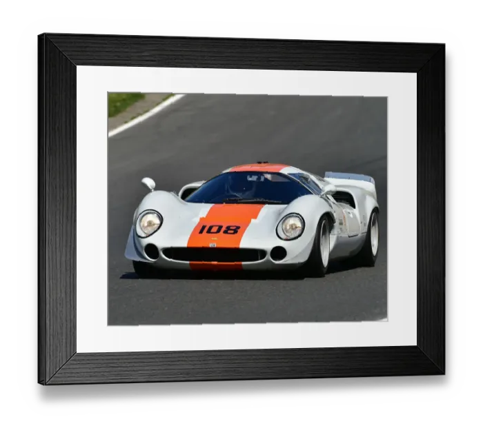 Framed Print : CM28 0690 Nick Sleep, Martin Stretton, Lola T70 MK3 Framed Print : CM28 0690 Nick Sleep, Martin Stretton, Lola T70 MK3