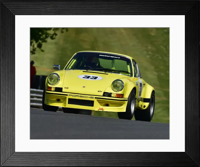 Framed Print : CM28 0743 Mark Bates, Porsche 911 RSR Framed Print : CM28 0743 Mark Bates, Porsche 911 RSR