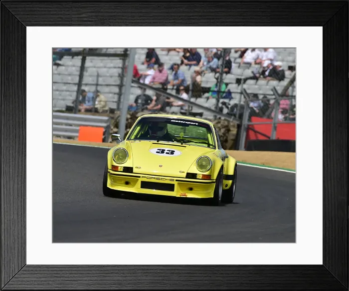 Framed Print : CM28 0595 Mark Bates, Porsche 911 RSR Framed Print : CM28 0595 Mark Bates, Porsche 911 RSR
