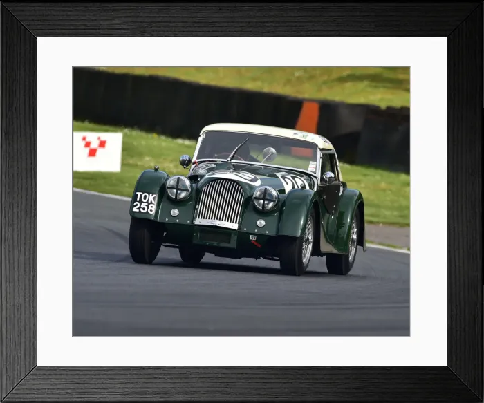 Framed Print : CM28 0113 Keith Ahlers, Billy Bellinger, Morgan Plus 4 Super Sports Framed Print : CM28 0113 Keith Ahlers, Billy Bellinger, Morgan Plus 4 Super Sports
