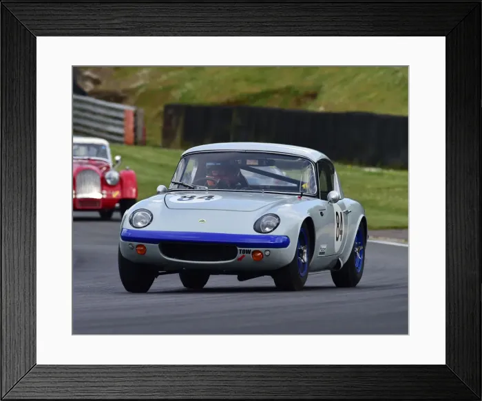 Framed Print : CM28 0056 Steve Jones, Chris Atkinson, Lotus Elan Framed Print : CM28 0056 Steve Jones, Chris Atkinson, Lotus Elan