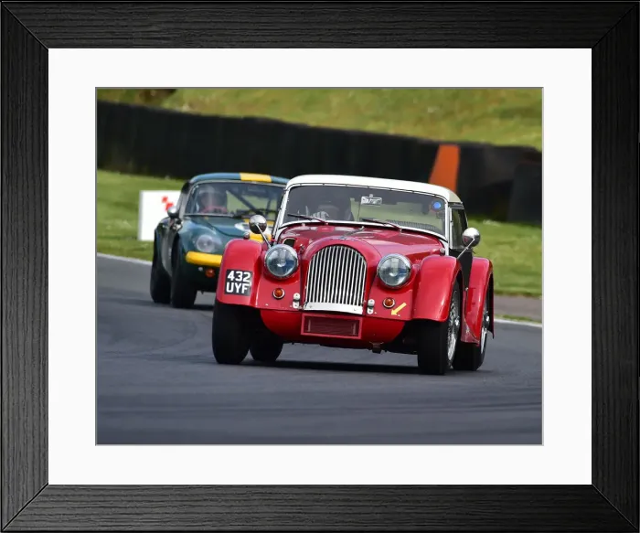 Framed Print : CM28 0124 Simon Orebi-Gann, Michael Bell, Morgan Plus Four Supersport Framed Print : CM28 0124 Simon Orebi-Gann, Michael Bell, Morgan Plus Four Supersport