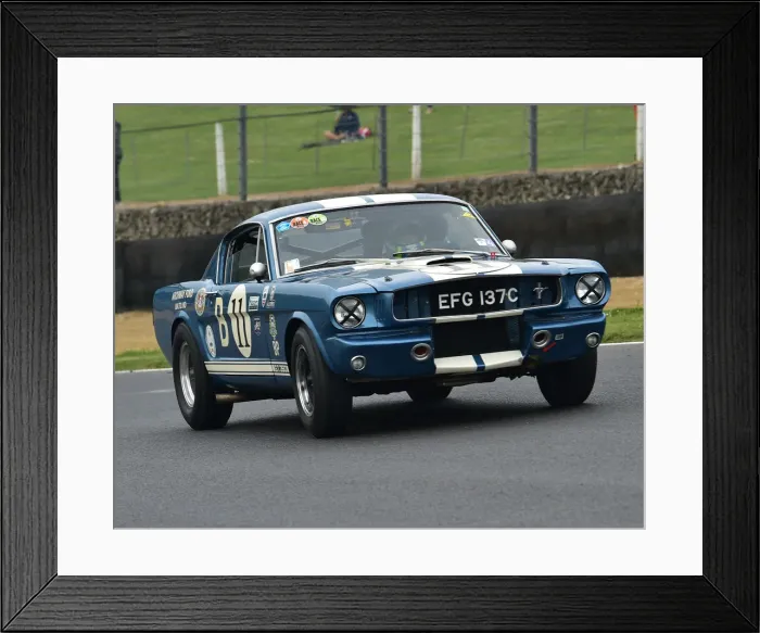 Framed Print : CM27 9112 Larry Tucker, Simon Butler, Ford Shelby Mustang GT350