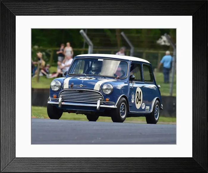 Framed Print : CM27 9714 Steve Jones, Morris Mini Cooper S Framed Print : CM27 9714 Steve Jones, Morris Mini Cooper S