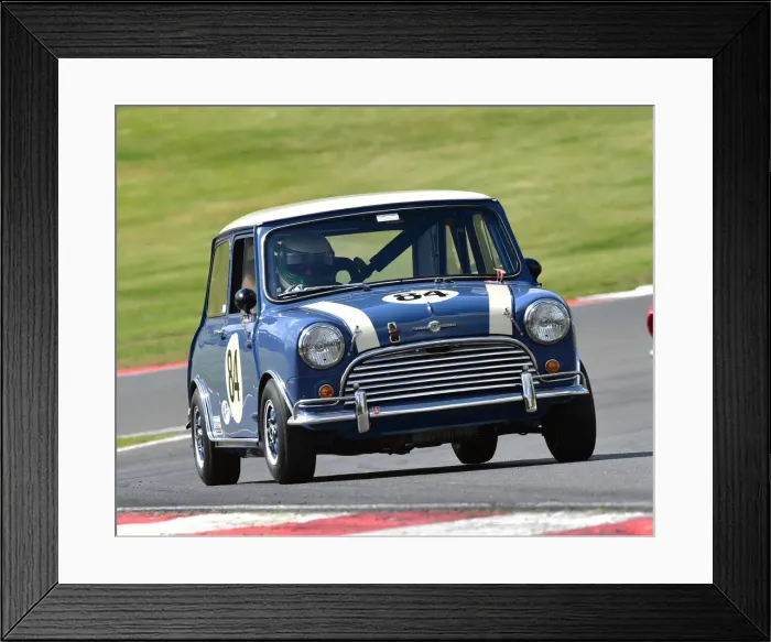Framed Print : CM27 9678 Steve Jones, Morris Mini Cooper S Framed Print : CM27 9678 Steve Jones, Morris Mini Cooper S