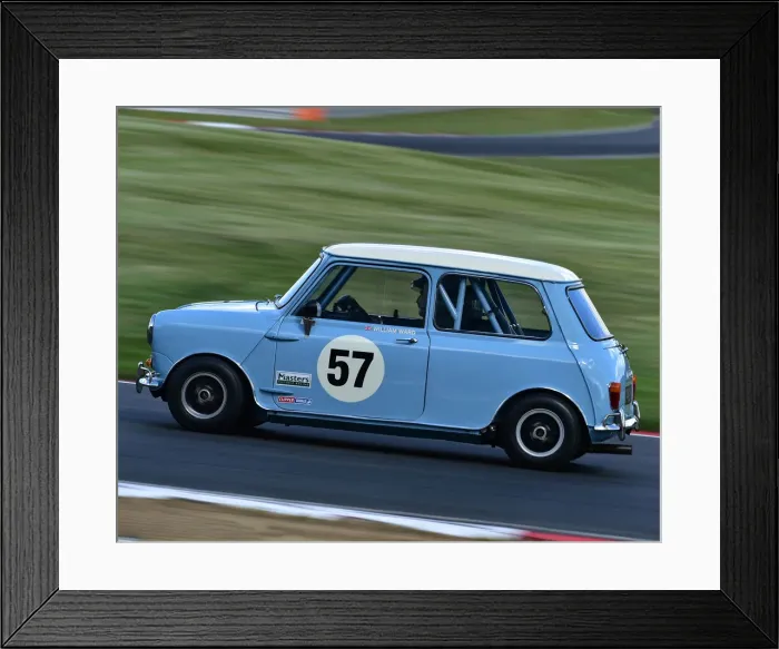 Framed Print : CM27 9795 William Ward, Austin Mini Cooper S Framed Print : CM27 9795 William Ward, Austin Mini Cooper S