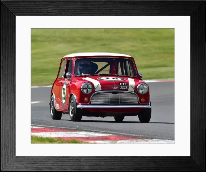 Framed Print : CM27 9674 Ron Maydon, Austin Mini Cooper S Framed Print : CM27 9674 Ron Maydon, Austin Mini Cooper S