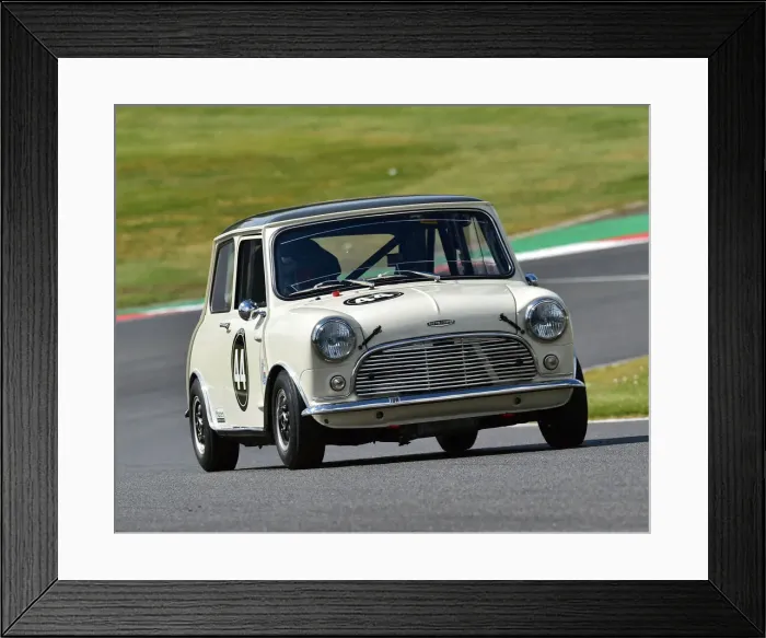 Framed Print : CM27 9665 Tom Bell, Joe Ferguson, Austin Mini Cooper S Framed Print : CM27 9665 Tom Bell, Joe Ferguson, Austin Mini Cooper S