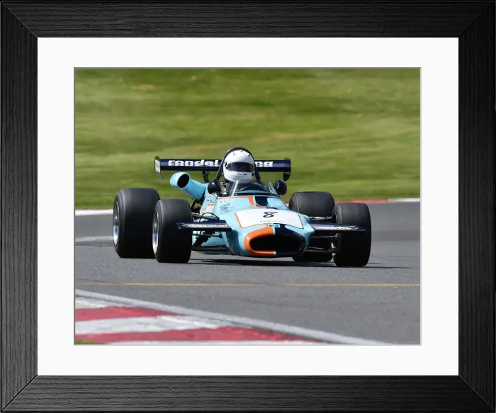 Framed Print : CM27 9611 Klaus Bergs, Brabham BT36 Framed Print : CM27 9611 Klaus Bergs, Brabham BT36
