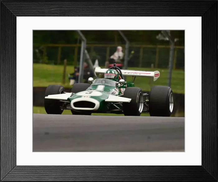 Framed Print : CM28 1555 Luciano Arnold, Brabham BT36 Framed Print : CM28 1555 Luciano Arnold, Brabham BT36