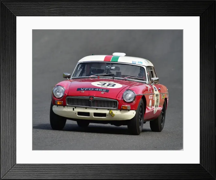 Framed Print : CM28 0501 Paul Latimer, MGB