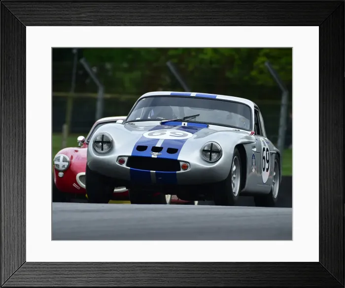 Framed Print : CM28 1751 Rob Cull, TVR Grantura Mk III Framed Print : CM28 1751 Rob Cull, TVR Grantura Mk III