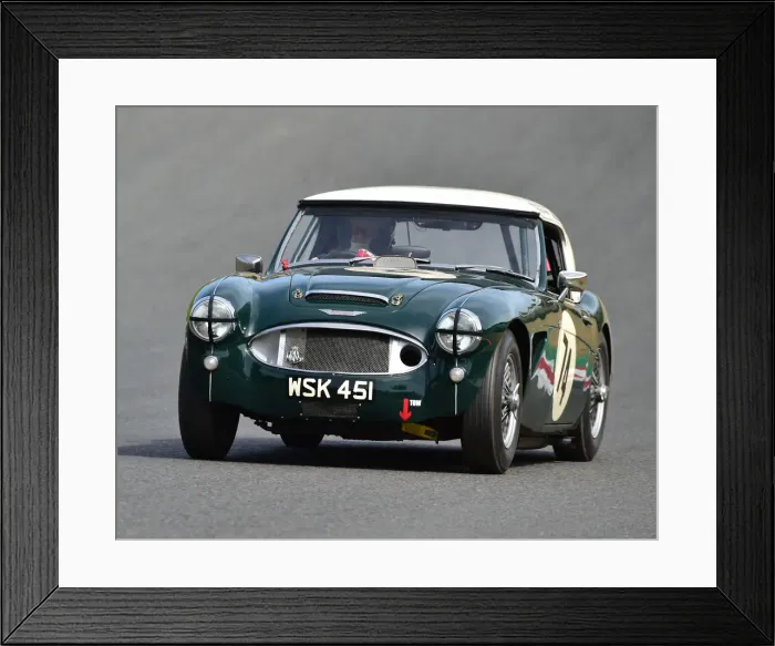 Framed Print : CM28 0484 Richard Hudson, Austin Healey 3000 MkII Framed Print : CM28 0484 Richard Hudson, Austin Healey 3000 MkII