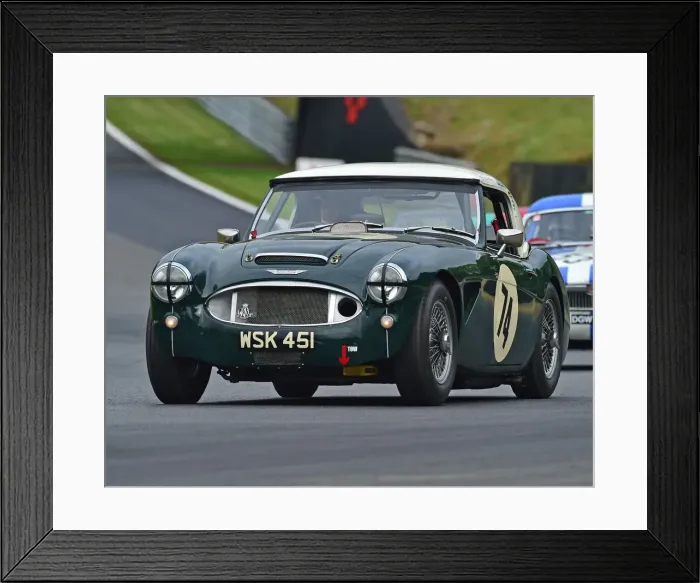 Framed Print : CM28 1674 Richard Hudson, Austin Healey 3000 MkII