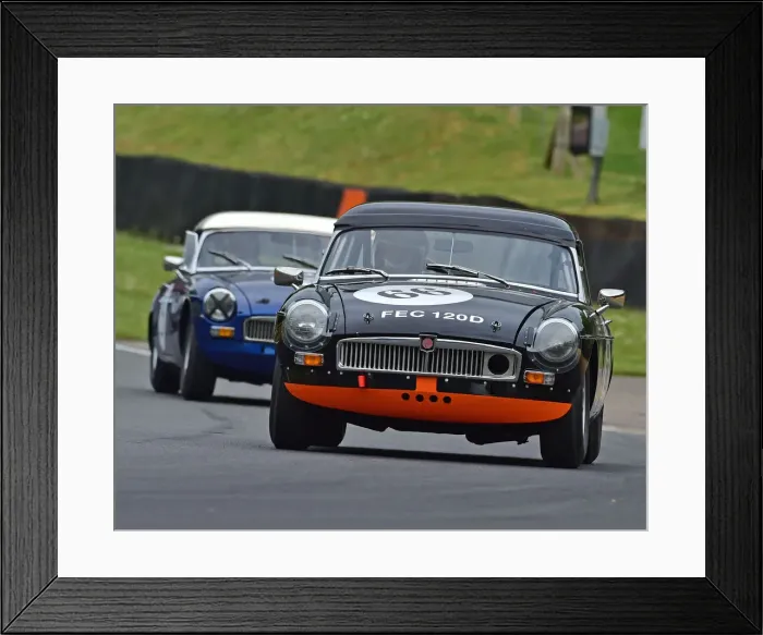 Framed Print : CM28 1658 Rob Johnson, Ed Barton Hilton, MGB Framed Print : CM28 1658 Rob Johnson, Ed Barton Hilton, MGB