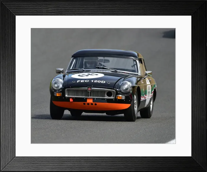 Framed Print : CM28 0474 Rob Johnson, Ed Barton Hilton, MGB Framed Print : CM28 0474 Rob Johnson, Ed Barton Hilton, MGB