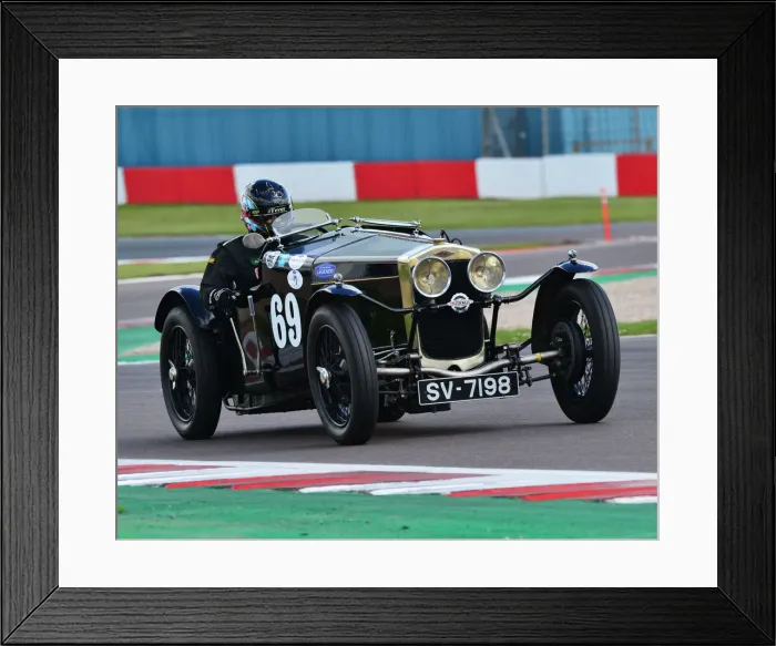 Framed Print : CJ7 8440 Ben Cussons, Andrew Hall, Frazer Nash Super Sports Framed Print : CJ7 8440 Ben Cussons, Andrew Hall, Frazer Nash Super Sports