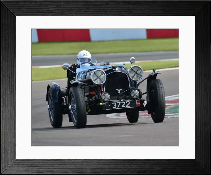 Framed Print : CJ7 8367 David Ozanne, Aston Martin 2 litre speed model