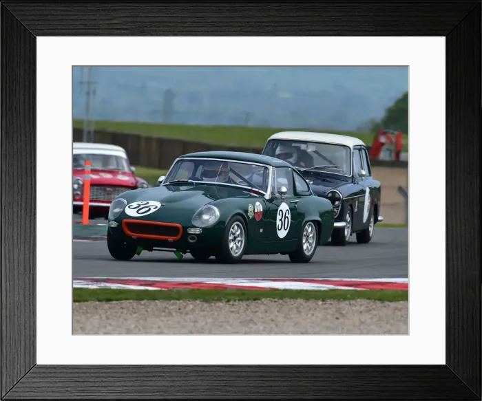 Framed Print : CM27 7874 Brian Small, Ashley MG GT Framed Print : CM27 7874 Brian Small, Ashley MG GT