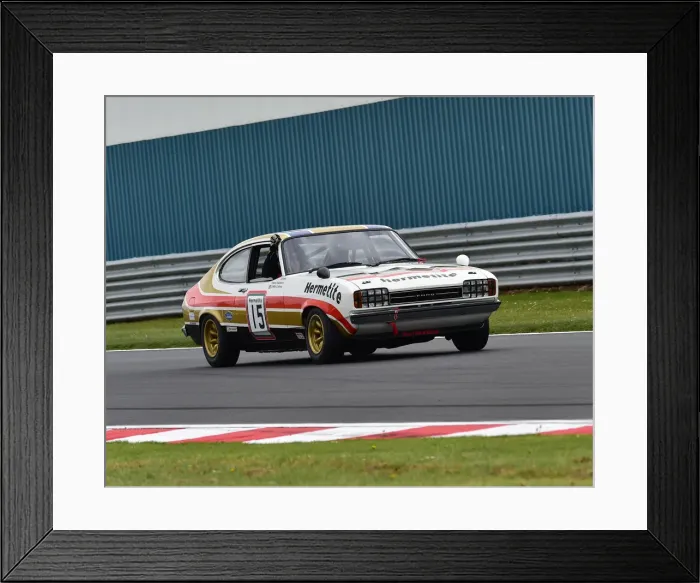 Framed Print : CM27 8319 John Spiers, Ford Capri Framed Print : CM27 8319 John Spiers, Ford Capri