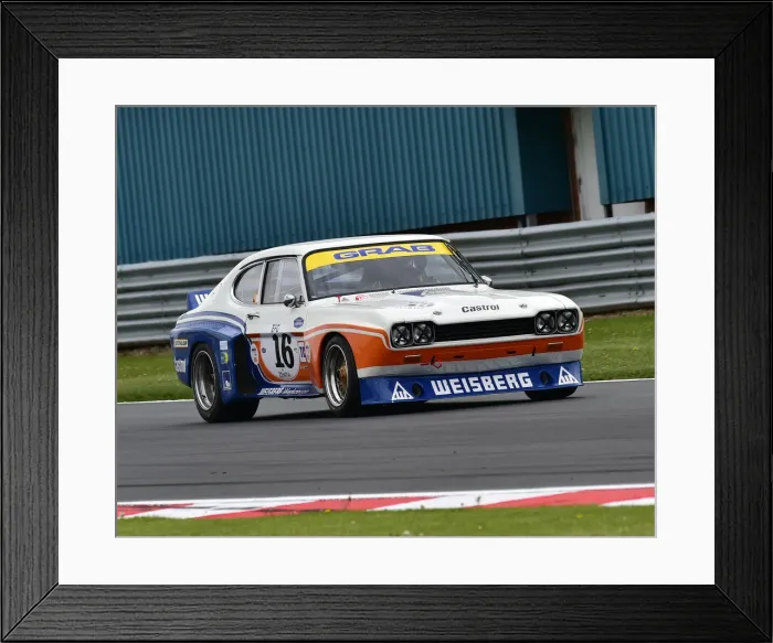 Framed Print : CM27 8317 Steve Dance, Ford Capri Framed Print : CM27 8317 Steve Dance, Ford Capri