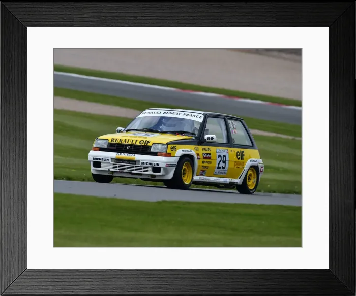Framed Print : CM27 8211 Tony Hart, Will Nuthall, Renault 5 GT Turbo Framed Print : CM27 8211 Tony Hart, Will Nuthall, Renault 5 GT Turbo