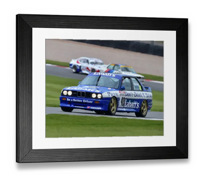Framed Print : CM27 8214 Chris Boardman, Paul Hogarth, BMW E30 M3 Framed Print : CM27 8214 Chris Boardman, Paul Hogarth, BMW E30 M3