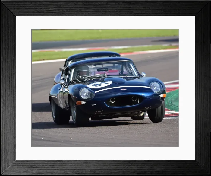 Framed Print : CM27 7568 John Clark, Alasdair McCaig, Jaguar E-Type Framed Print : CM27 7568 John Clark, Alasdair McCaig, Jaguar E-Type