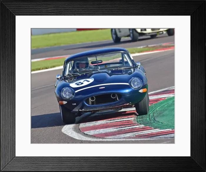 Framed Print : CM27 7523 John Clark, Alasdair McCaig, Jaguar E-Type Framed Print : CM27 7523 John Clark, Alasdair McCaig, Jaguar E-Type