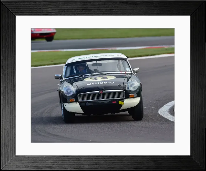 Framed Print : CM27 7507 Brian Lambert, Barbara Lambert, MGB Framed Print : CM27 7507 Brian Lambert, Barbara Lambert, MGB