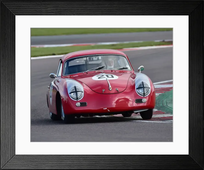 Framed Print : CM27 7515 Steve Wright, Ian Clark, Porsche 356 Framed Print : CM27 7515 Steve Wright, Ian Clark, Porsche 356