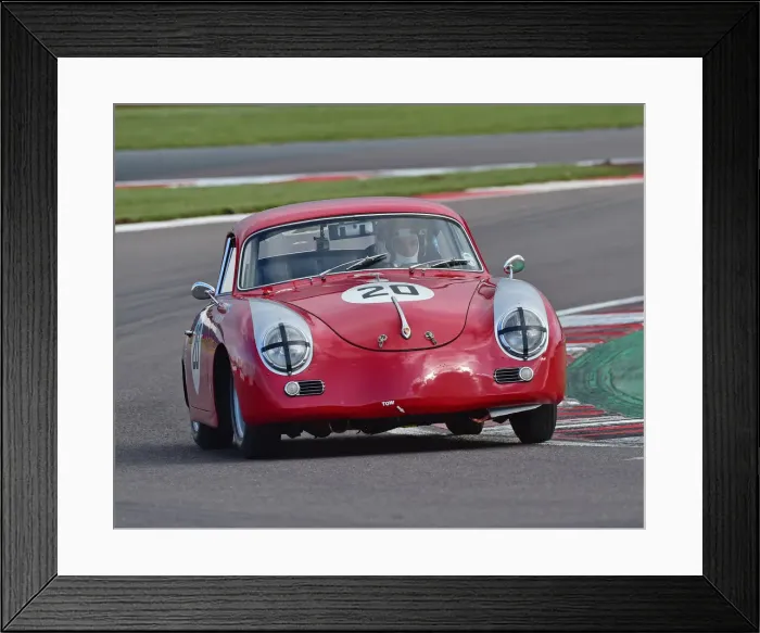 Framed Print : CM27 7479 Steve Wright, Ian Clark, Porsche 356 Framed Print : CM27 7479 Steve Wright, Ian Clark, Porsche 356