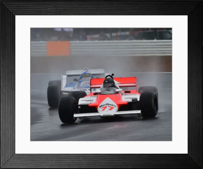 Framed Print : CM29 0993 Steve Hartley, McLaren MP4-1