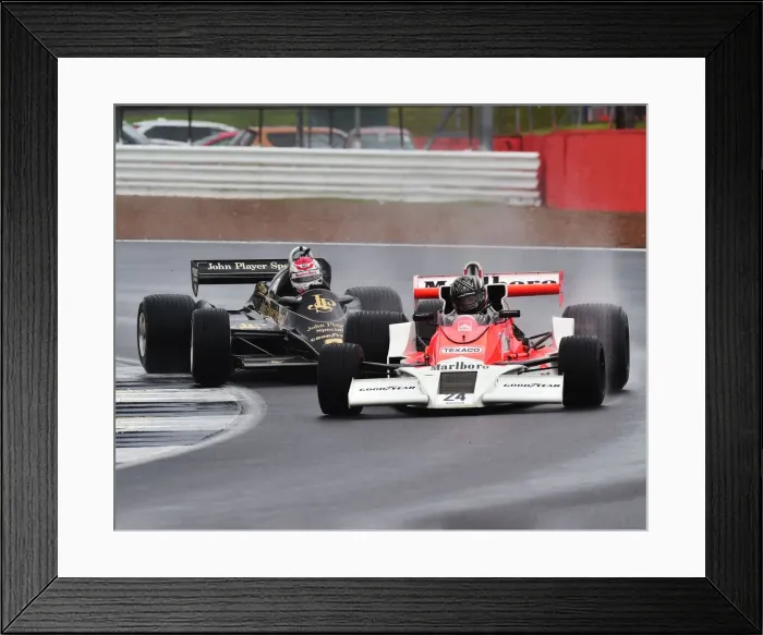 Framed Print : CM29 1070 Michael Lyons, McLaren M26, Katsuaki Kubota, Lotus 91-7 Framed Print : CM29 1070 Michael Lyons, McLaren M26, Katsuaki Kubota, Lotus 91-7